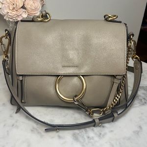 Chloe Faye Medium Day Bag in Taupe
